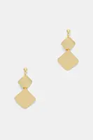 Náušnice ze stříbra 925 potaženého 18karátovým zlatem Answear.LAB