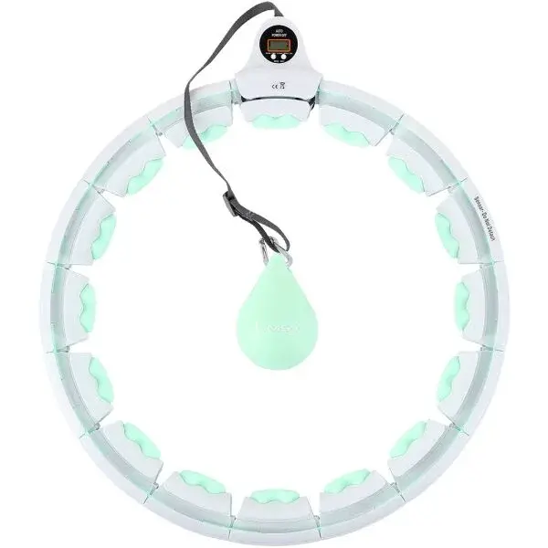 HMS HHW06 Masážna hula hop obruč so závažím, biela, veľkosť