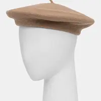 Vlněný baret United Colors of Benetton béžová barva, 6HPKD41HF