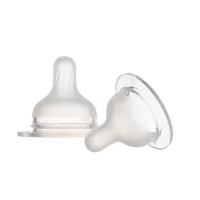 CANPOL BABIES Savička silikonová na lahev S-Shape střední 6m+ 2 ks