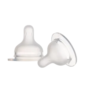 CANPOL BABIES Savička silikonová na lahev S-Shape střední 6m+ 2 ks