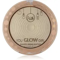 J.Cat Beauty You Glow Girl zapečený rozjasňovač odstín 101 White Goddess 8.5 g