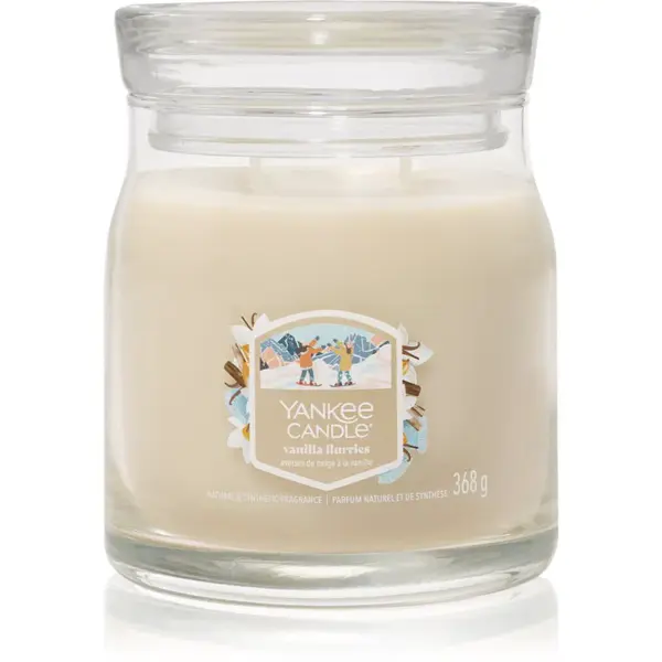 Yankee Candle Vanilla Flurries vonná svíčka Signature 368 g
