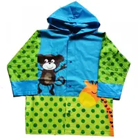 Pidilidi MONKEY Detský pršiplášť, zelená, veľkosť 5-6Y