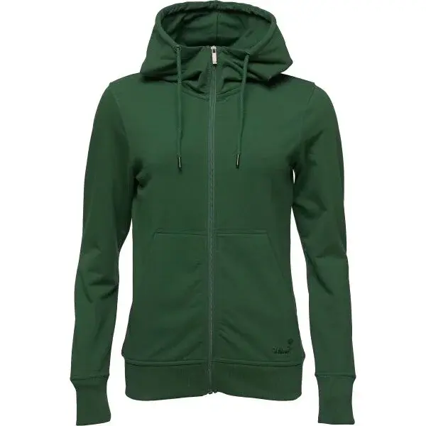 Willard GENNA Dámska mikina so zapínaním po celej dĺžke, khaki, veľkosť