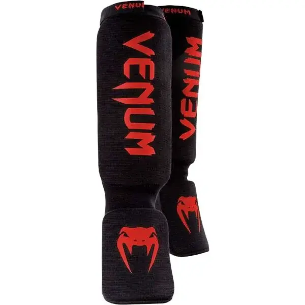 Venum KONTACT SHIN GUARDS Chrániče holení, čierna, veľkosť