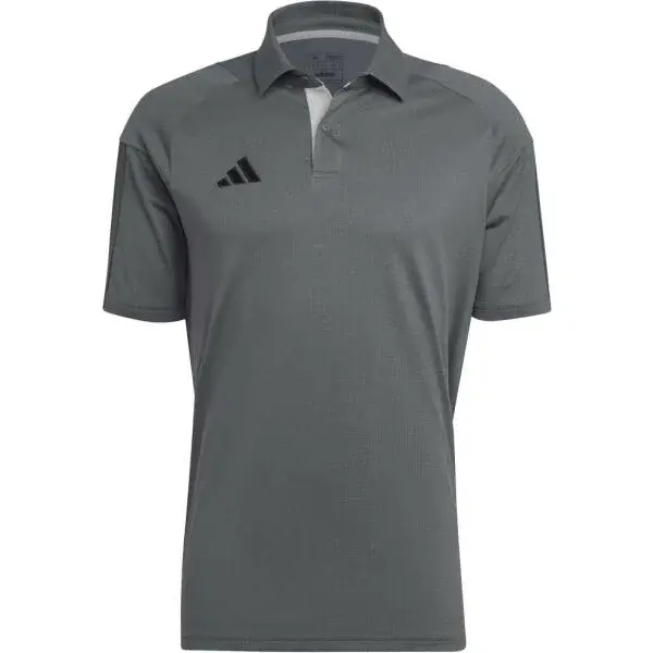 adidas TIRO23 C CO PO Pánska polo košeľa, sivá, veľkosť