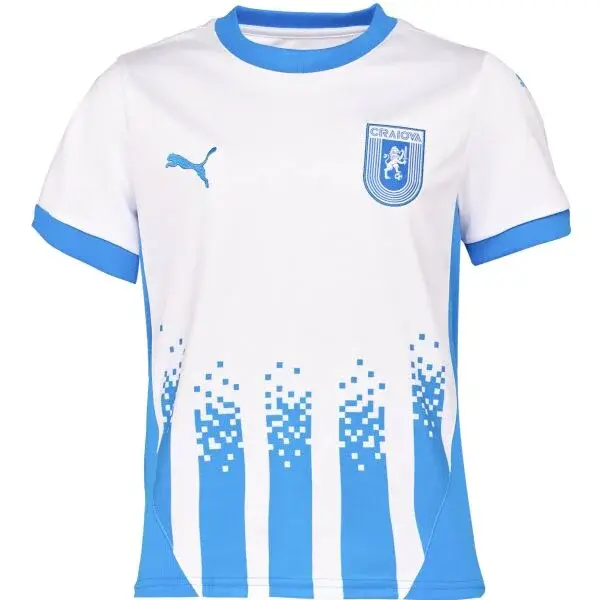 Puma UCV CRAIOVA HOME JERSEY JR Detský futbalový dres, biela, veľkosť