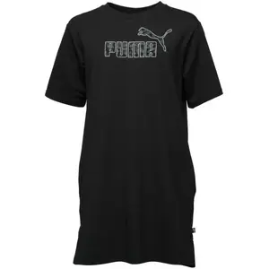 Puma ESSENTIALS LOGO DRESS TR Dámske šaty, čierna, veľkosť