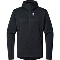 HAGLÖFS LARK MID HOOD Pánska mikina, čierna, veľkosť