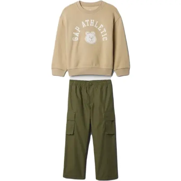 GAP BABY Detský set, khaki, veľkosť 4Y