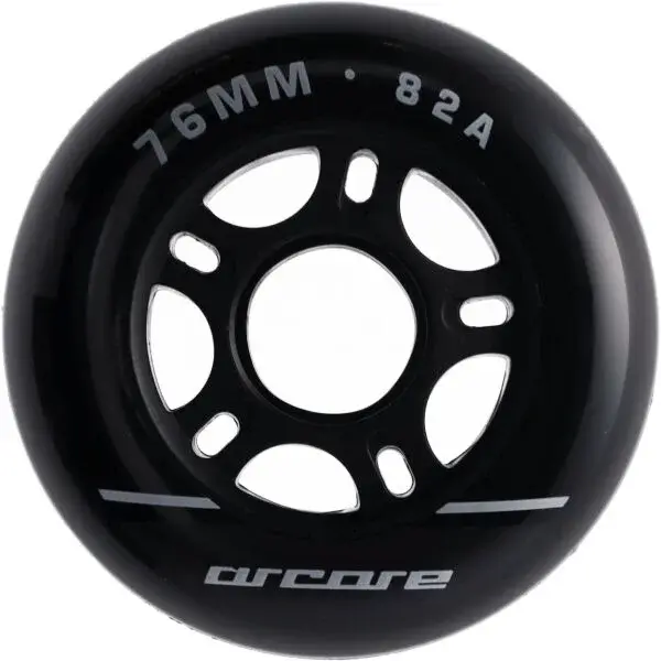 Arcore INLINE WHEELS 4PACK 76-82A Inline kolieska, čierna, veľkosť