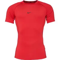 Nike M NP DF TIGHT TOP SS Pánske tréningové tričko, červená, veľkosť