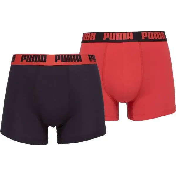 Puma MEN EVERYDAY BASIC BOXER 2P Pánske boxerky, čierna, veľkosť