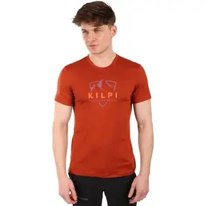 KILPI LISMAIN Pánske funkčné tričko, hnedá, veľkosť