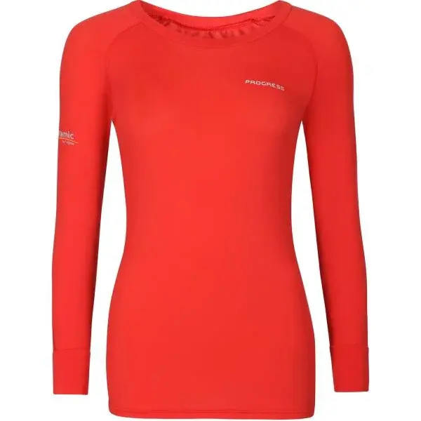 PROGRESS DC NDRZ Dámske funkčné tričko, červená, veľkosť