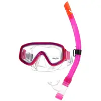 AQUOS BONITO SNOOK JR Detský šnorchlovací set, fialová, veľkosť