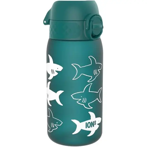 Ion8 LEAK PROOF SHARK 350 ML Fľaša, tmavo zelená, veľkosť 350 ML