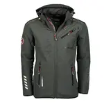 GEOGRAPHICAL NORWAY ROYAUTE GTX Pánská softshellová bunda, tmavě šedá, velikost