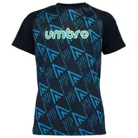 Umbro CYPHER GRAPHIC - JNR Chlapčenské športové tričko, čierna, veľkosť