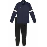 Puma TEAMRISE TRACKSUIT Pánska tepláková súprava, tmavo modrá, veľkosť