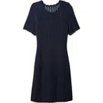 GAP V-SS CROCHET Dámske šaty, tmavo modrá, veľkosť