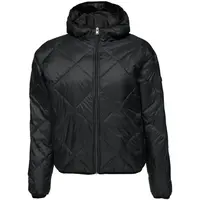 Roxy WIND SWEPT HOODED Dámska ľahká prešívaná bunda, čierna, veľkosť