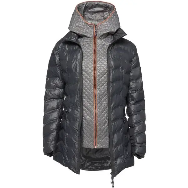 TRIMM BARBARA Dámsky zimný kabát, tmavo sivá, veľkosť