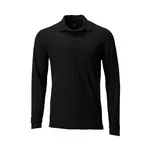 GREGNORMAN MEN INTERLOCK LONGSLEEVE POLO Pánske polo tričko, čierna, veľkosť