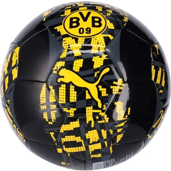 Puma BORUSSIA DORTMUND PRENATCH BALL Futbalová lopta, čierna, veľkosť