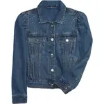 GAP JKT - PUFF Dievčenská bunda, modrá, veľkosť