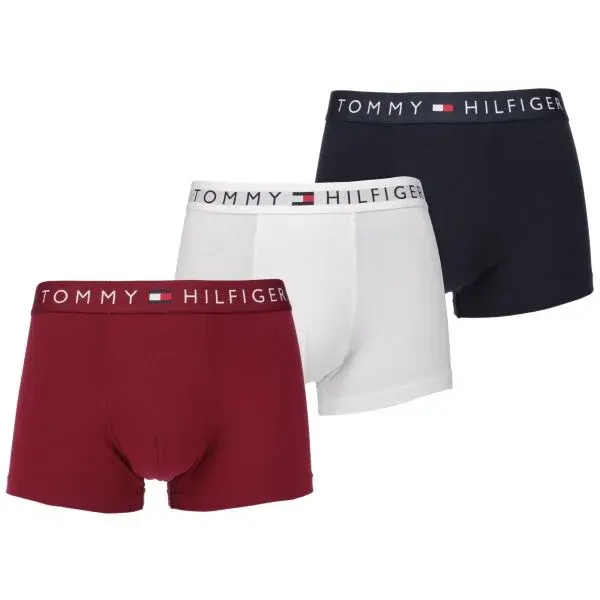 Tommy Hilfiger 3P TRUNK WB Pánske trenírky, biela, veľkosť