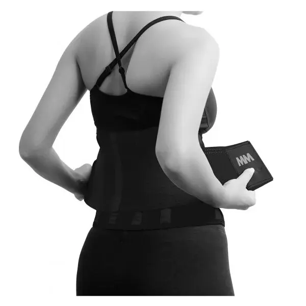 MADMAX SLIMMING BELT Fitness pás na zoštíhlenie, čierna, veľkosť
