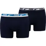Puma MEN MULTI LOGO BOXER 2P Pánske boxerky, mix, veľkosť