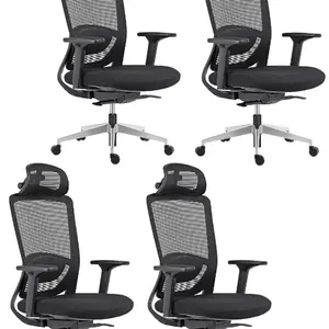 MERCURY 4PACK Ergonomická kancelářská židle ARTEA černá (4 ks)