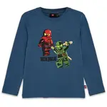 LEGO&reg; kidswear LWTANO 607 Chlapčenské tričko s dlhým rukávom, modrá, veľkosť