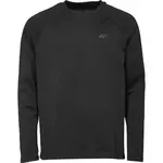 4F LONGSLEEVE Pánske tričko, čierna, veľkosť