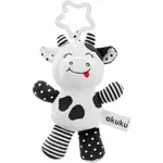 AKUKU CAW Plyšová hračka s hrkálkou, biela, veľkosť