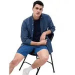 GAP SP23 STANDARD Pánska košeľa, modrá, veľkosť