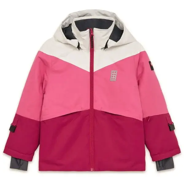 LEGO&reg; kidswear LWJESTED 708 JACKET Detská lyžiarska bunda, ružová, veľkosť