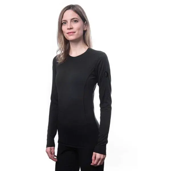 Sensor MERINO AIR Dámske termo tričko, čierna, veľkosť