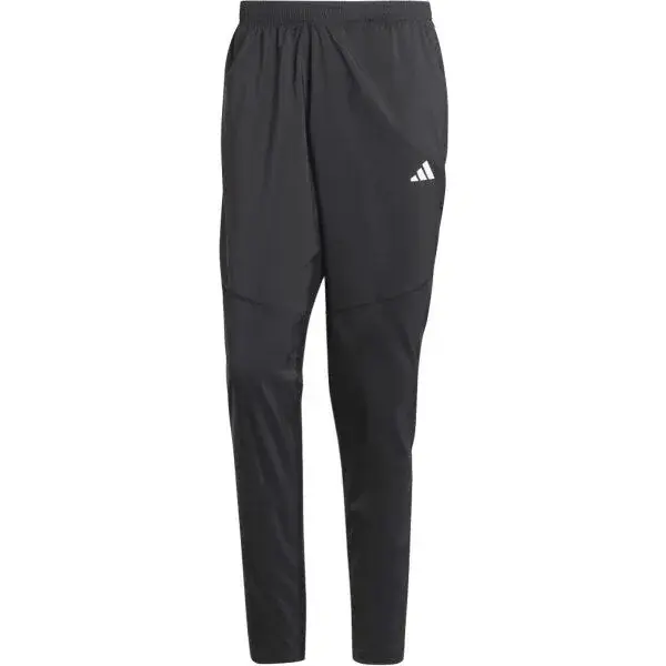 adidas OWN THE RUN PANTS Pánske bežecké tepláky, čierna, veľkosť