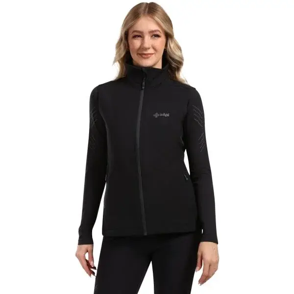KILPI NOIL Dámska softshellová vesta, čierna, veľkosť