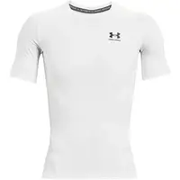 Under Armour HG ARMOUR COMP SS Pánske tričko, biela, veľkosť