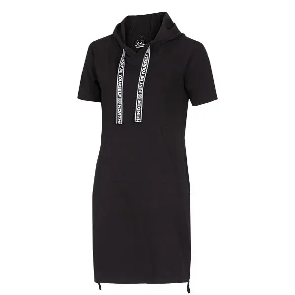 Northfinder TRISTA Dámske športové šaty, čierna, veľkosť