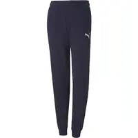 Puma TEAMGOAL 23 CASUALS PANTS JR Chlapčenské futbalové tepláky, tmavo modrá, veľkosť