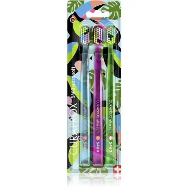 Curaprox Limited Edition Toucan zubné kefky 5460 Ultra Soft 3 ks