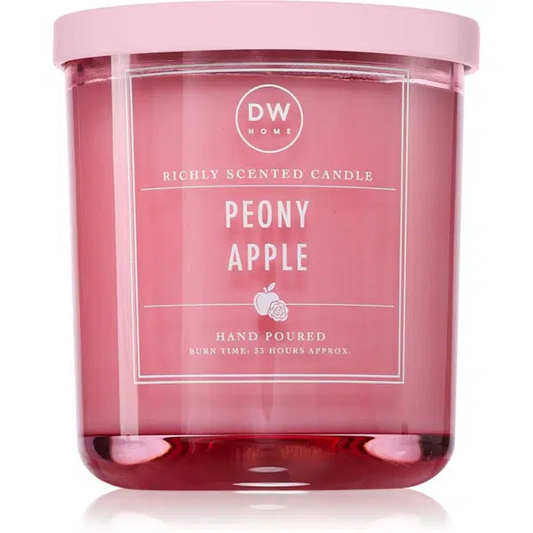 DW Home Signature Peony Apple vonná sviečka 258 g