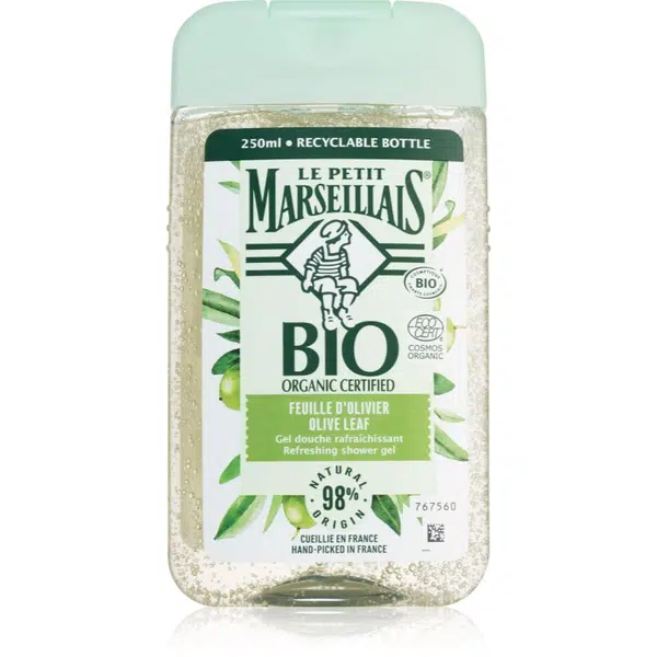 Le Petit Marseillais Olive Leaf BIO osviežujúci sprchový gél 250 ml