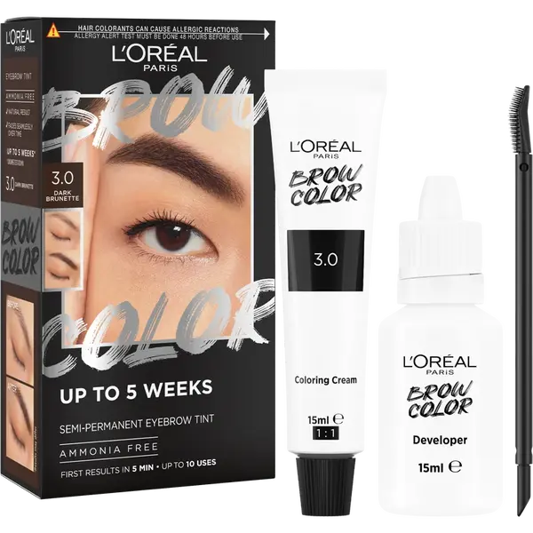 L'ORÉAL PARIS Brow Color 3.0 Dark Brunette semi-permanentná farba na obočie